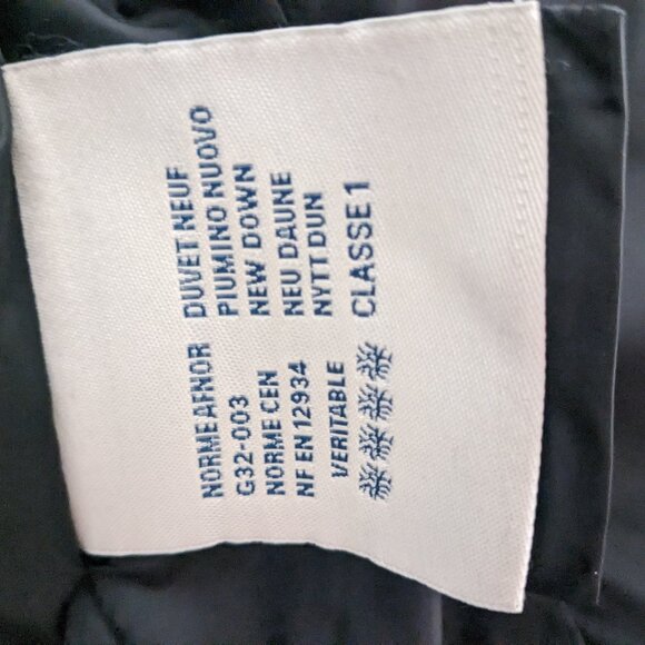 Black Flammette Down Winter Coat Moncler Size 00 - Picture 9 of 13